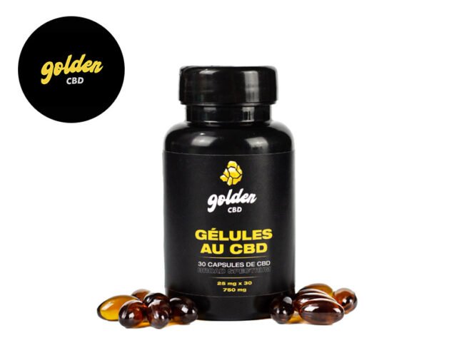 Gélules CBD 750mg - Golden CBD