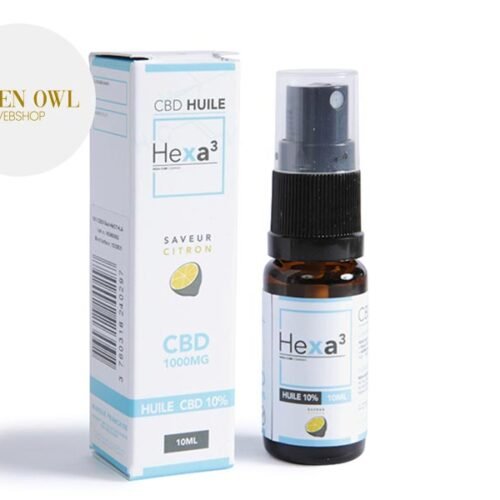 Huile CBD 10% Bio Citron (10ml) - Hexacube