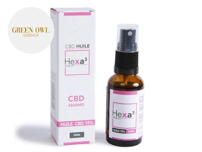 Huile CBD 15% Bio (30ml) - Hexacube