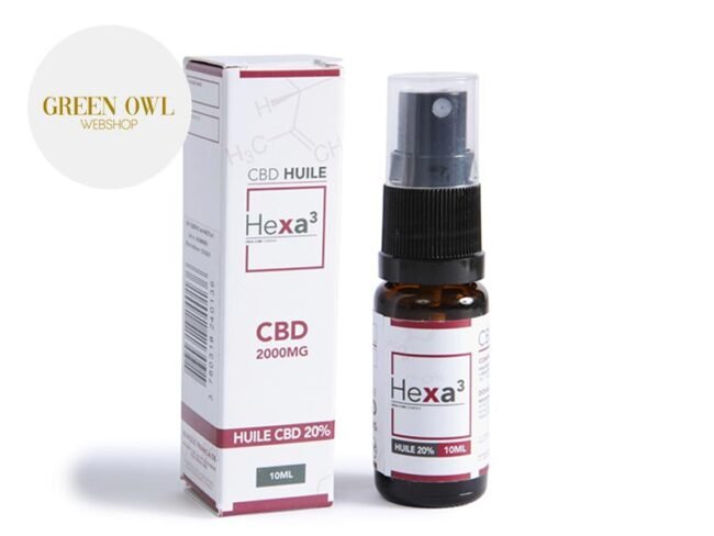 Huile CBD 20% Bio (10ml) - Hexacube