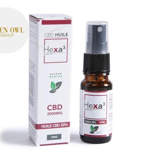 Huile CBD 20% Bio Menthe (10ml) - Hexacube