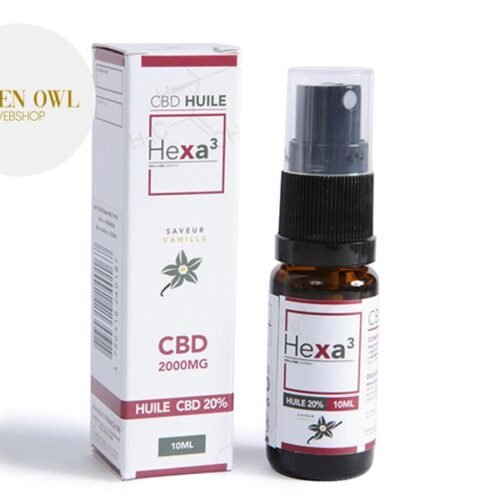 Huile CBD 20% Bio Vanille (10ml) - Hexacube