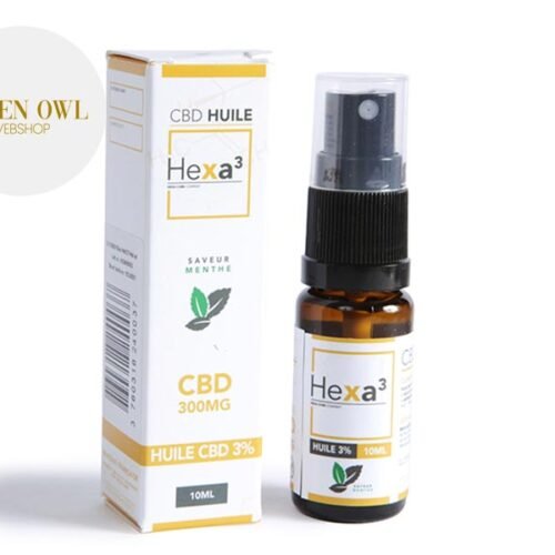 Huile CBD 3% Bio Menthe (10ml) - Hexacube