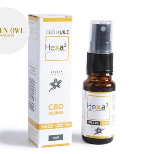 Huile CBD 3% Bio Vanille (10ml) - Hexacube