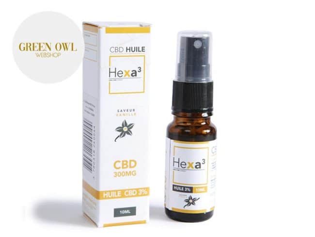 Huile CBD 3% Bio Vanille (10ml) - Hexacube