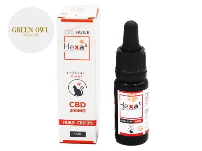 Huile CBD Chat 3% Hexacube