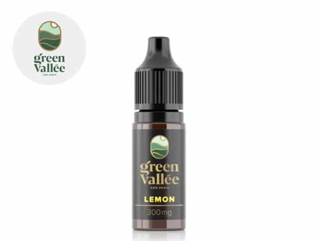 E liquide Lemon CBD (300mg) - Green Vallée