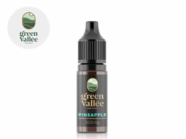 E liquide Pineapple CBD (300mg) - Green Vallée