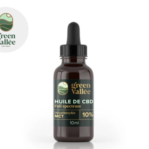 Huile CBD 10% Bio (10ml) - Green Vallée