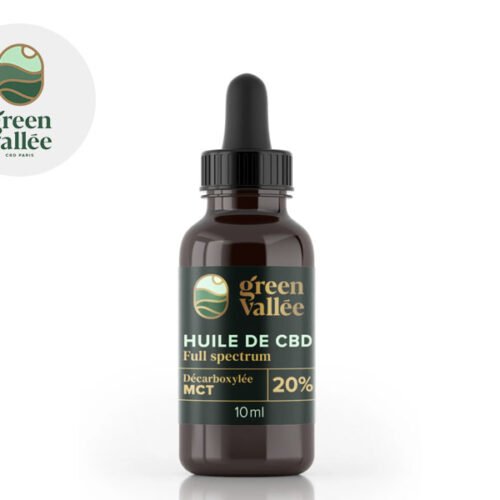 Huile CBD 20% Bio (10ml) - Green Vallée