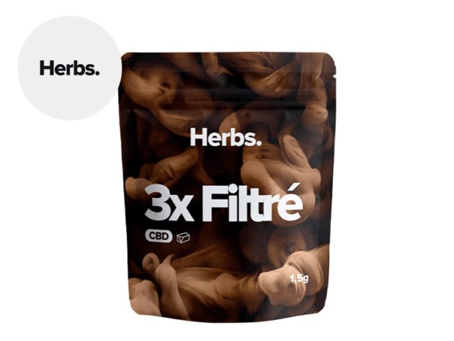 Filtré x3 Résine CBD 5% - Herbs