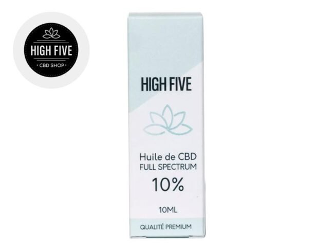 Huile CBD 10% Bio (10ml) - High Five