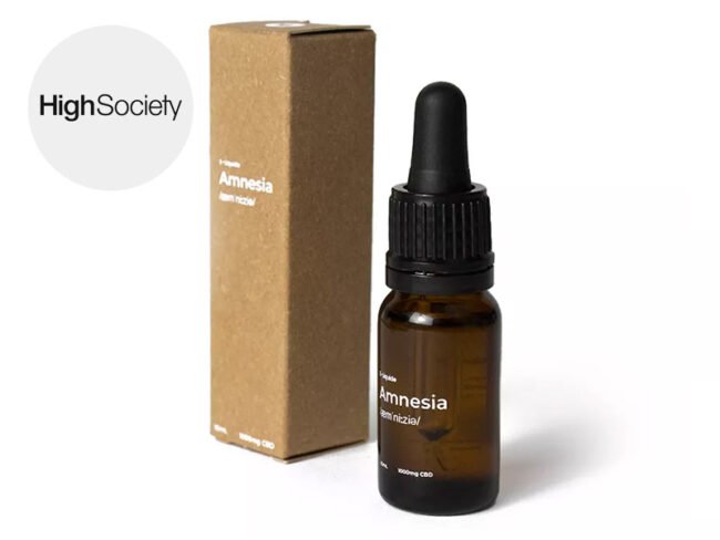 E liquide Amnesia CBD (100mg) - High Society