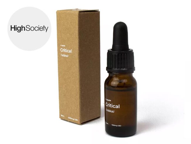 E liquide Critical CBD (100mg) - High Society