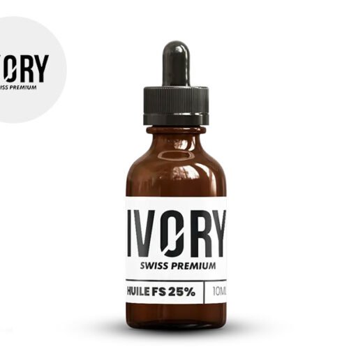 Huile CBD 25% Bio (10ml) - Ivory Swiss