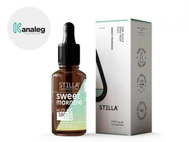 Huile CBD 10% Bio Vanille Poire (10ml) - Stilla