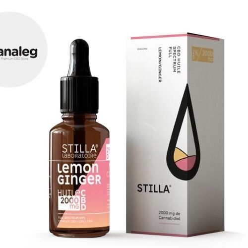 Huile CBD 20% Bio Citron Gingembre (10ml) - Stilla