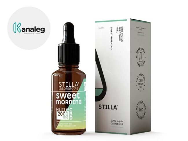 Huile CBD 20% Bio Vanille Poire (10ml) - Stilla