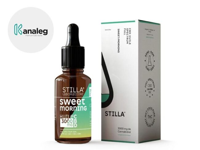 Huile CBD 30% Bio Vanille Poire (10ml) - Stilla