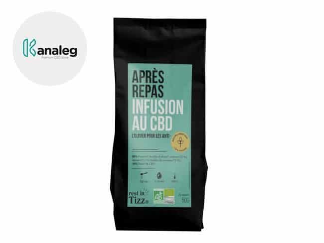 Infusion CBD Tisane bio Après Repas - Tizz