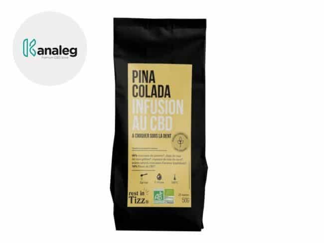 Infusion CBD Tisane bio Pina Colada - Tizz