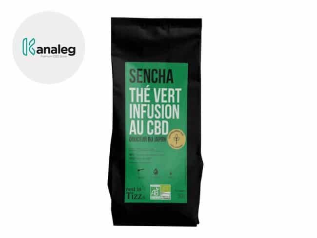 Infusion CBD Thé bio Sencha Thé Vert - Tizz