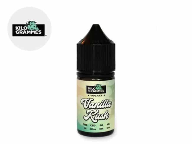 E liquide Vanilla Kush CBD (250mg) - Kilogrammes