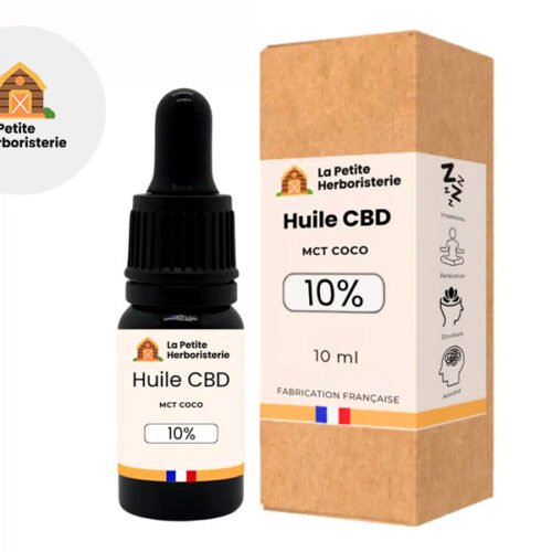Huile CBD 10% (10ml) - La Petite Herboristerie