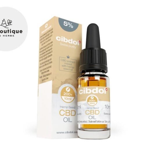 Huile CBD 5% Bio Graines de chanvre (10ml) - Cibdol