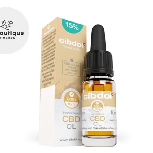 Huile CBD 15% Bio Graines de chanvre (10ml) - Cibdol