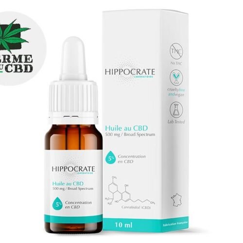 Huile CBD 5% (10ml) - Hippocrate