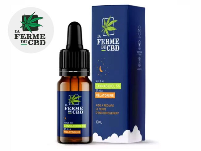 Huile CBD 5% Bio (10ml) - La Ferme du CBD