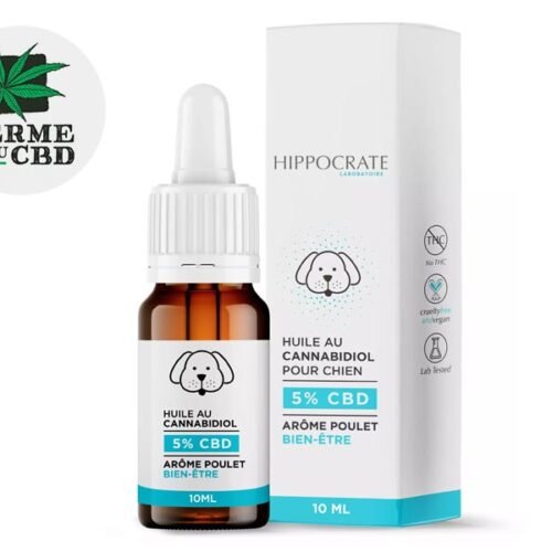 Huile CBD Chien 5% La Ferme du CBD