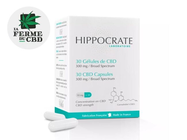 Gélules CBD 300mg - Hippocrate