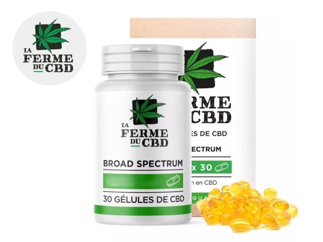 Capsules CBD 750mg - La Ferme du CBD