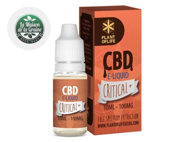 E liquide Critical CBD (100mg) - Plantoflife