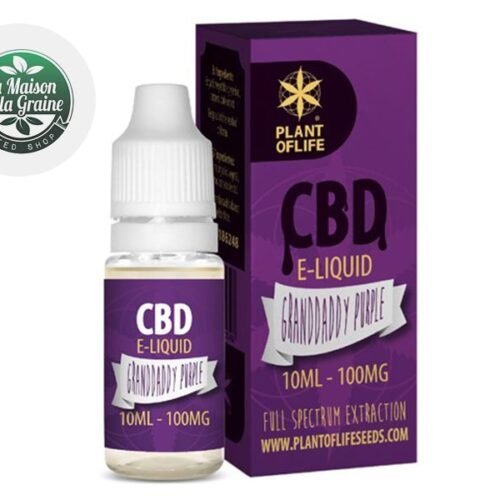 E liquide Granddaddy Purple CBD (100mg) - Plantoflife