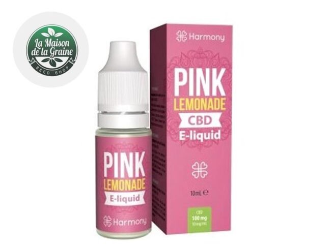 E liquide Pink Limonade CBD (600mg) - Harmony