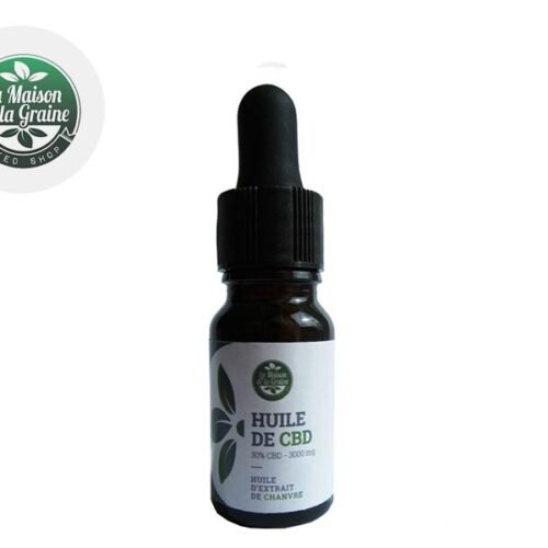 Huile CBD 30% Bio (10ml) - La Maison De La Graine
