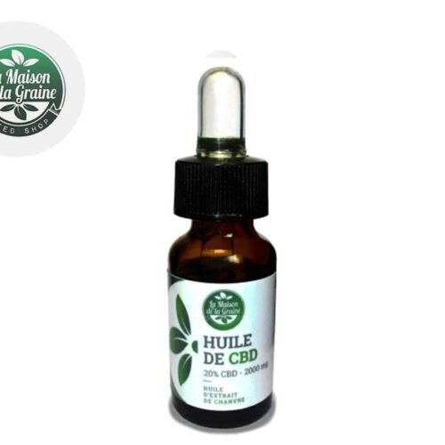 Huile CBD 20% Bio (10ml) - La Maison De La Graine