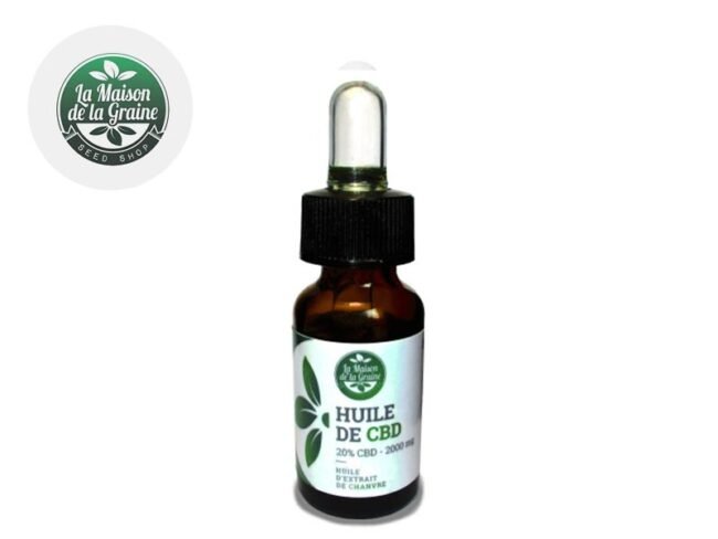 Huile CBD 20% Bio (10ml) - La Maison De La Graine