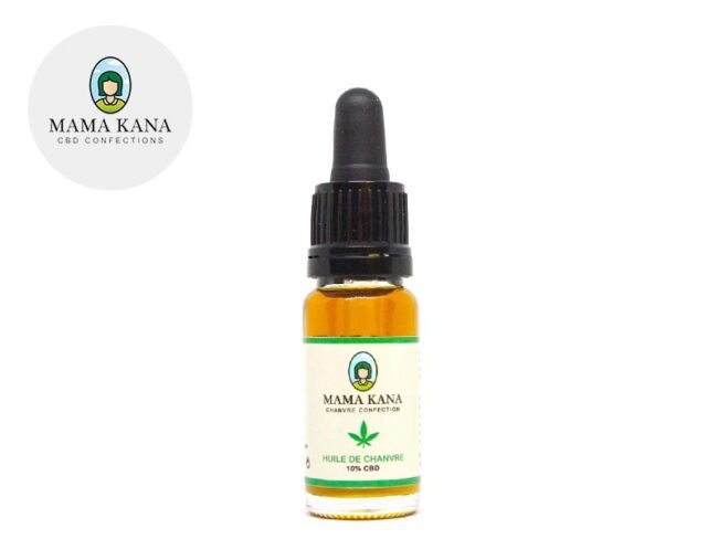 Huile CBD 10% Bio (10ml) - Mama Kana