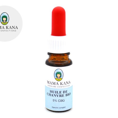 Huile CBG 5% bio (10ml) - Mama Kana