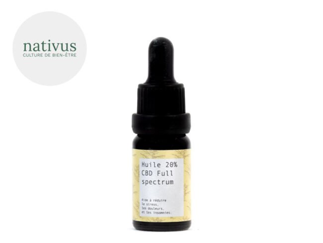 Huile CBD 20% Bio (10ml) - Nativus