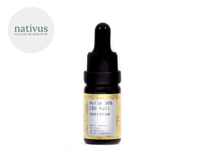 Huile CBD 30% Bio (10ml) - Nativus