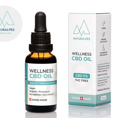 Huile CBD 5% Bio Wellness (10ml) - Naturalpes