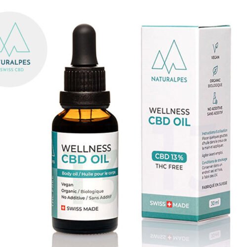 Huile CBD 13% Bio Wellness (10ml) - Naturalpes
