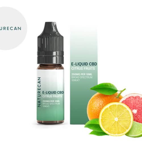E liquide Agrumes CBD (250mg) - Naturecan