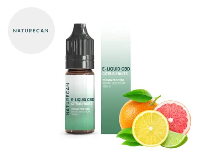 E liquide Agrumes CBD (250mg) - Naturecan