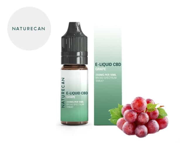 E liquide Raisin CBD (1000mg) - Naturecan